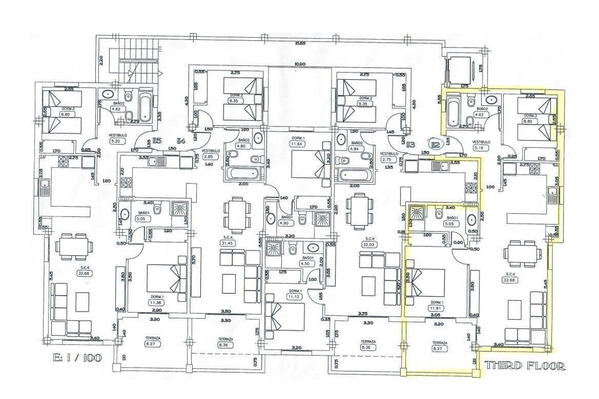 Herverkoop - Penthouse -
Villamartín - PAU 8
