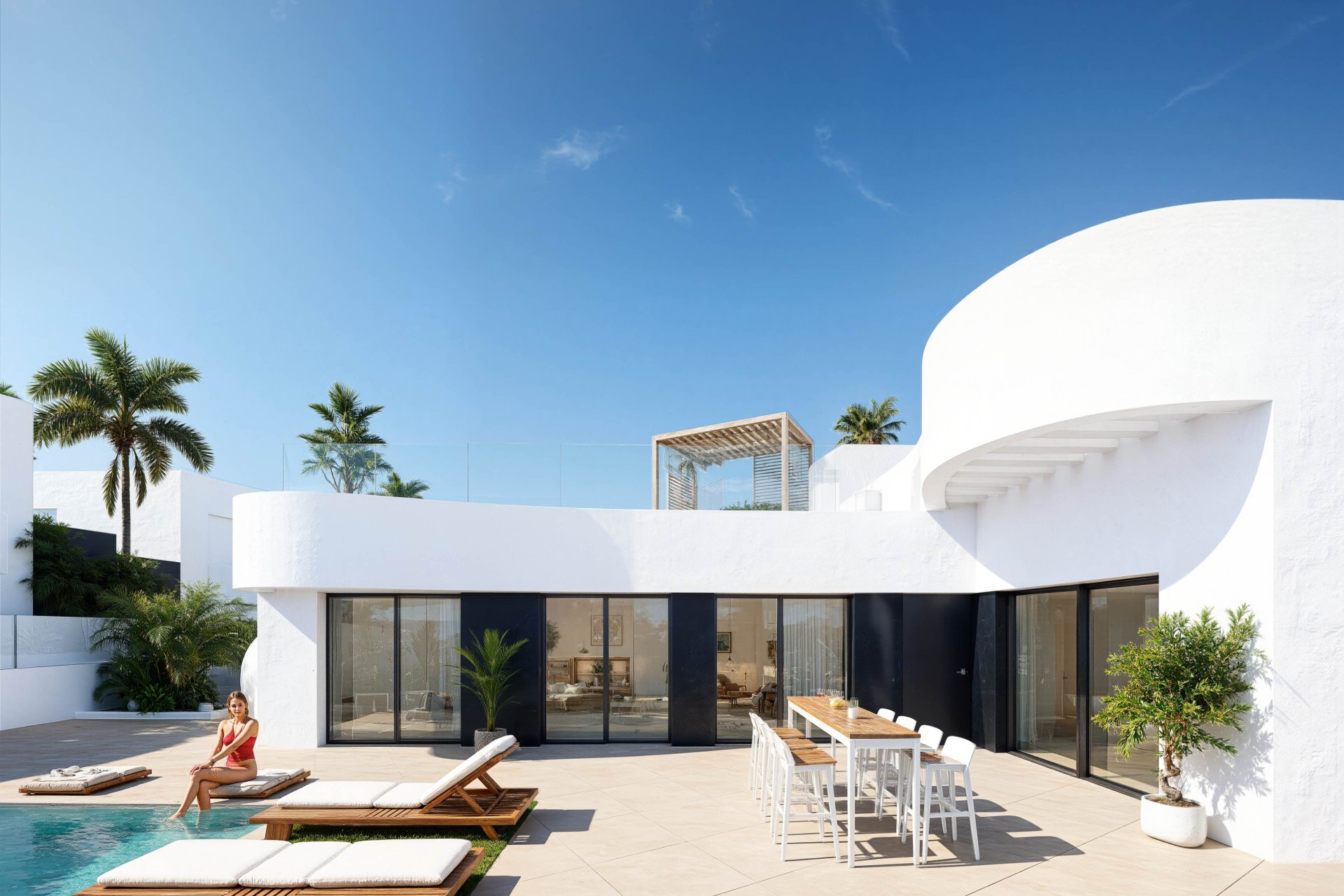 Neue Gebäude - Villa -
Algorfa