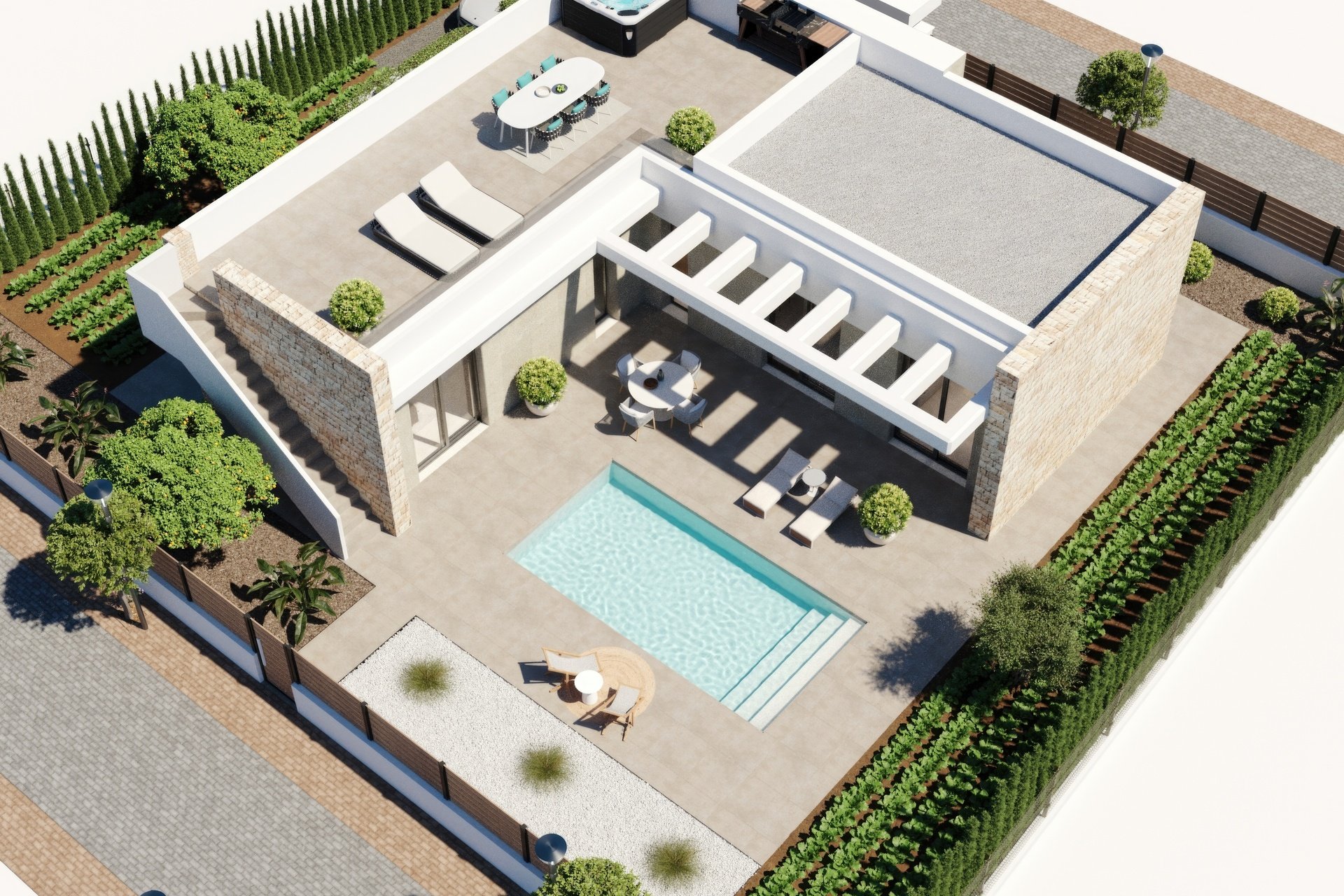 Neue Gebäude - Villa -
Hacienda del Alamo Golf