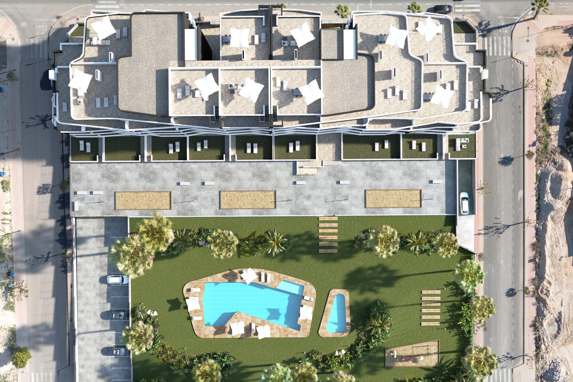 Neue Gebäude - Wohnung -
San Miguel de Salinas