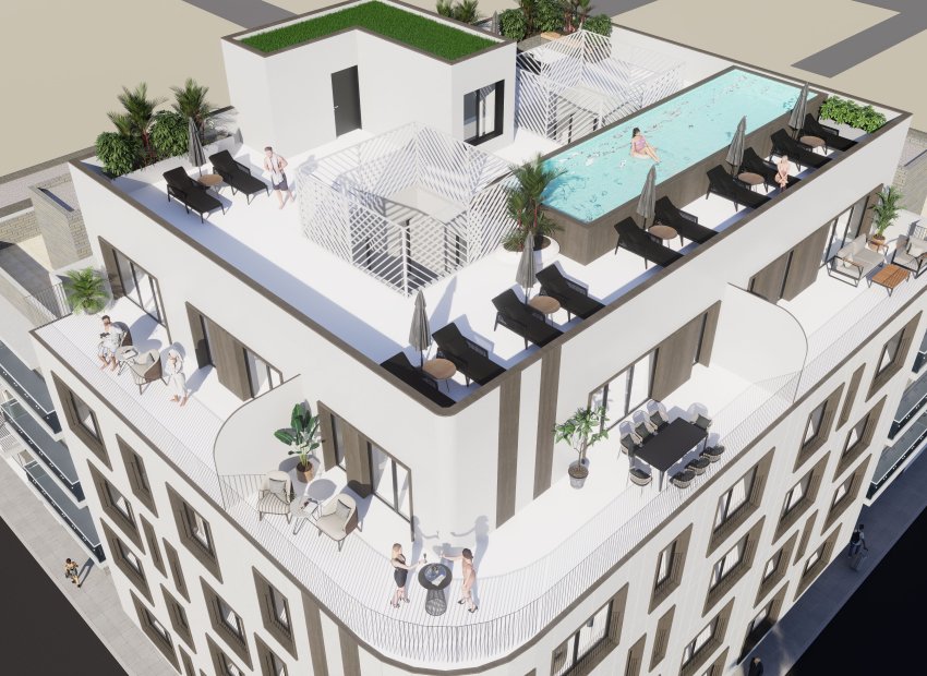 New Build - Penthouse -
Torrevieja - La Siesta - El Salado -  Torreta