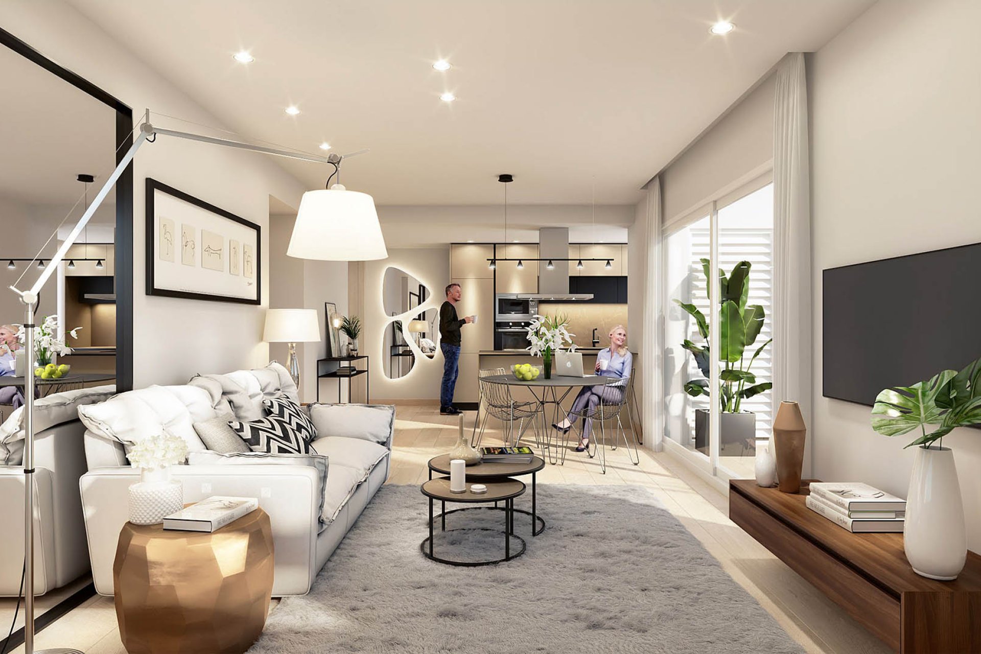 Nieuwbouw Woningen - Appartement / flat -
Algorfa