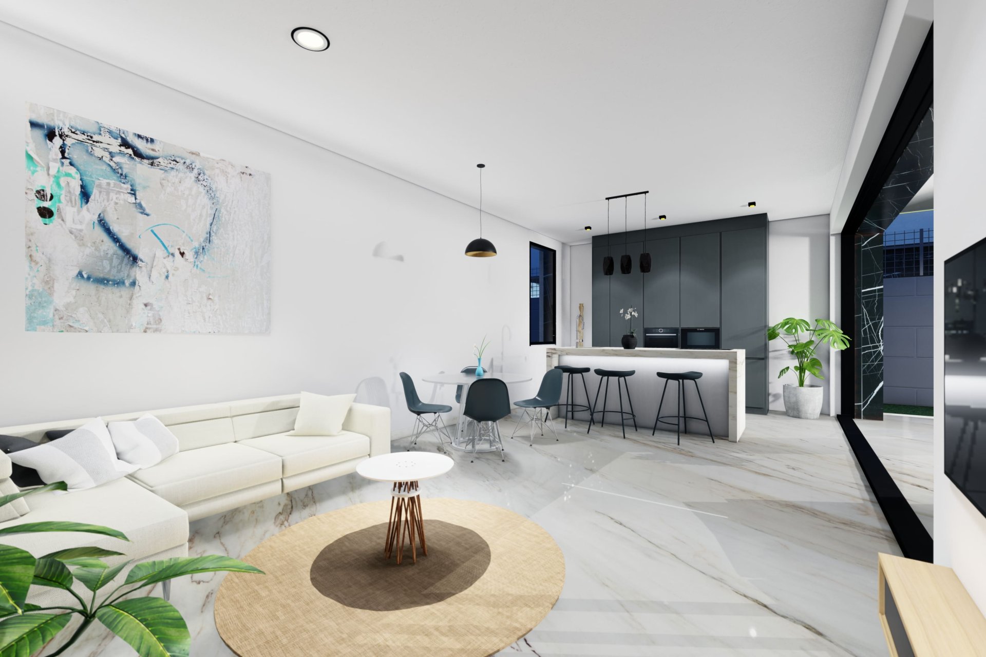 Nybyggnation - Radhus -
Algorfa