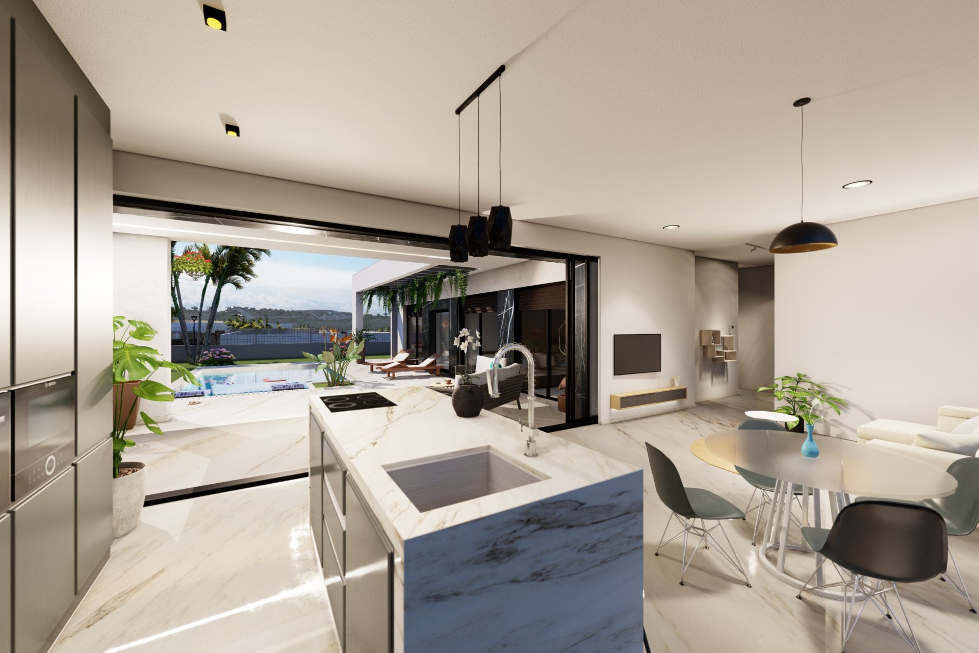 Nybyggnation - Radhus -
Algorfa