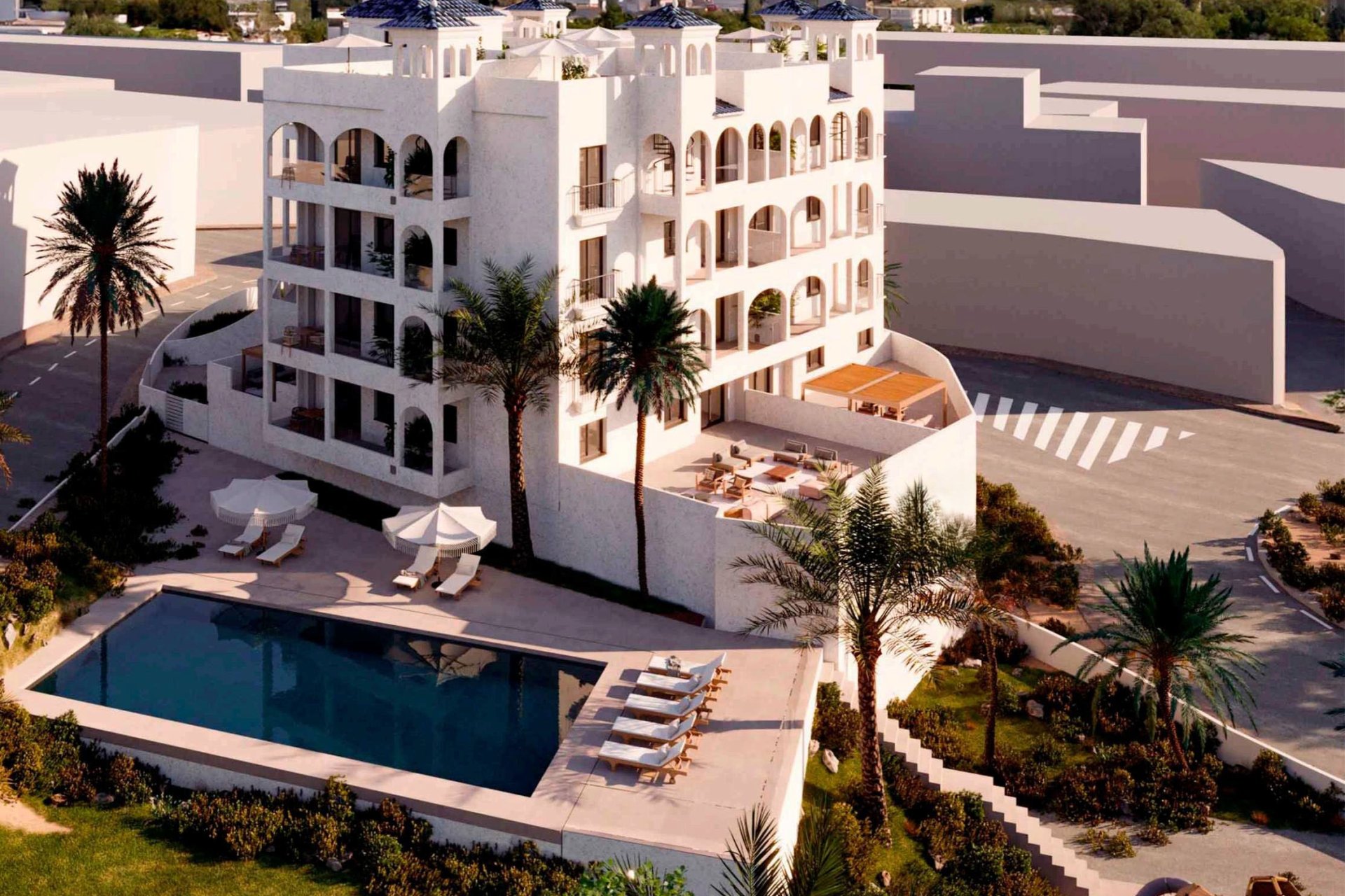 Nybyggnation - Takvåning -
Bigastro