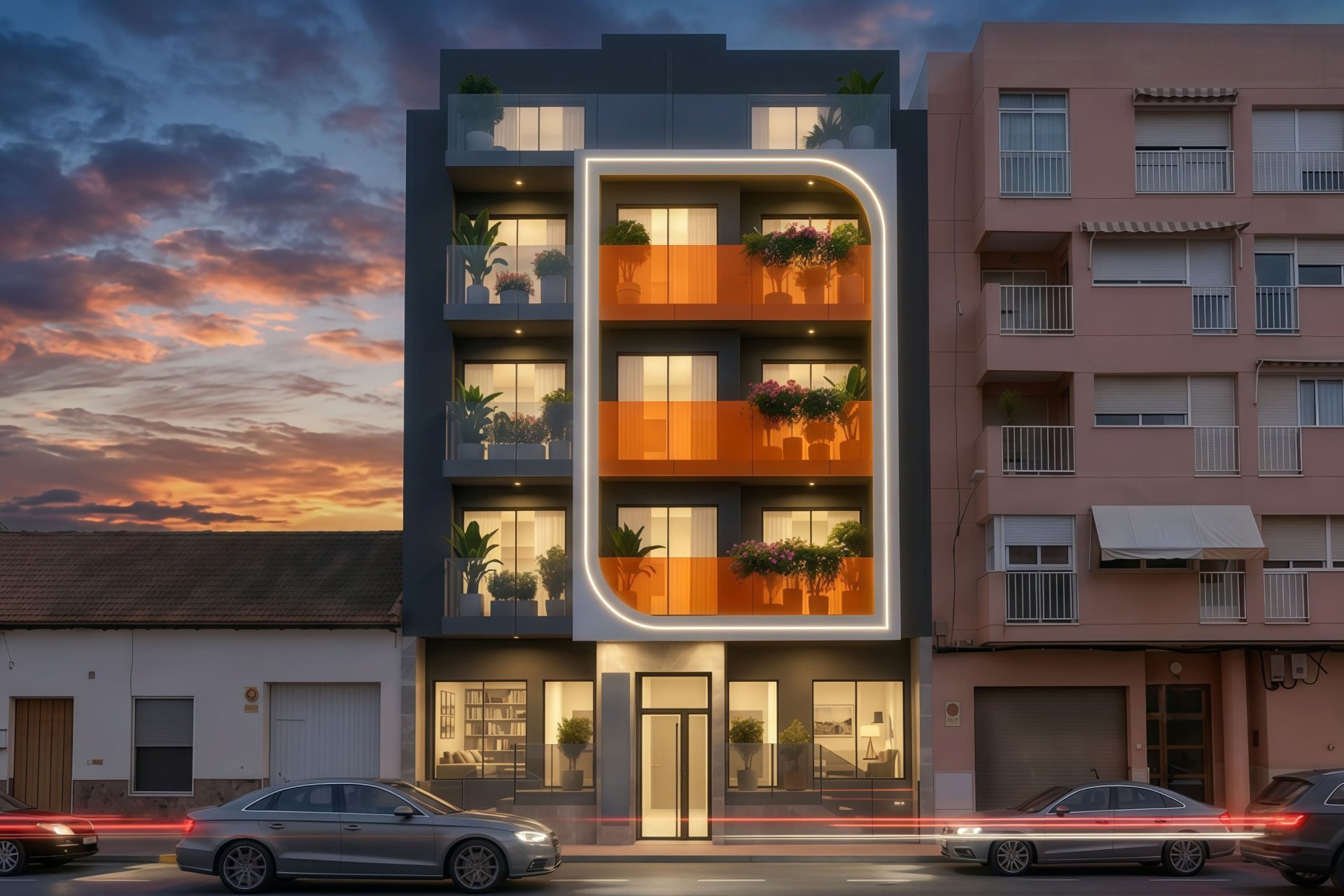 Nybyggnation - Takvåning -
Guardamar del Segura